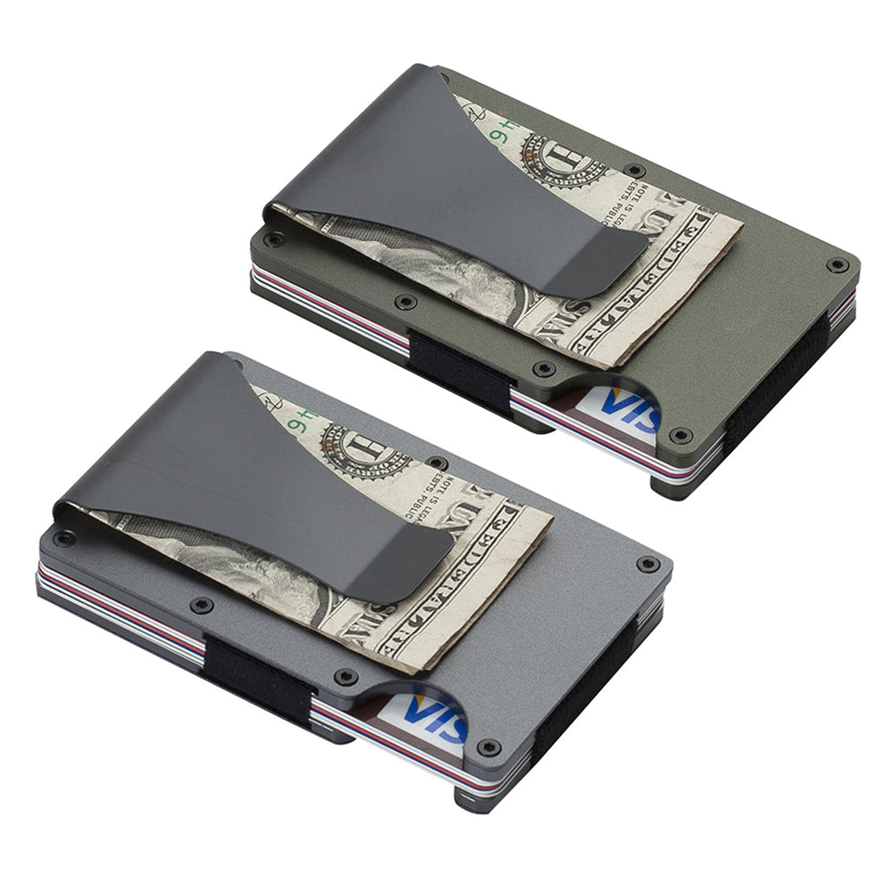 Army Green Metal Wallet