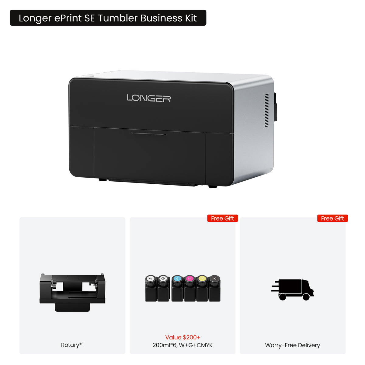 Longer ePrint Dual-head Desktop UV Printer
