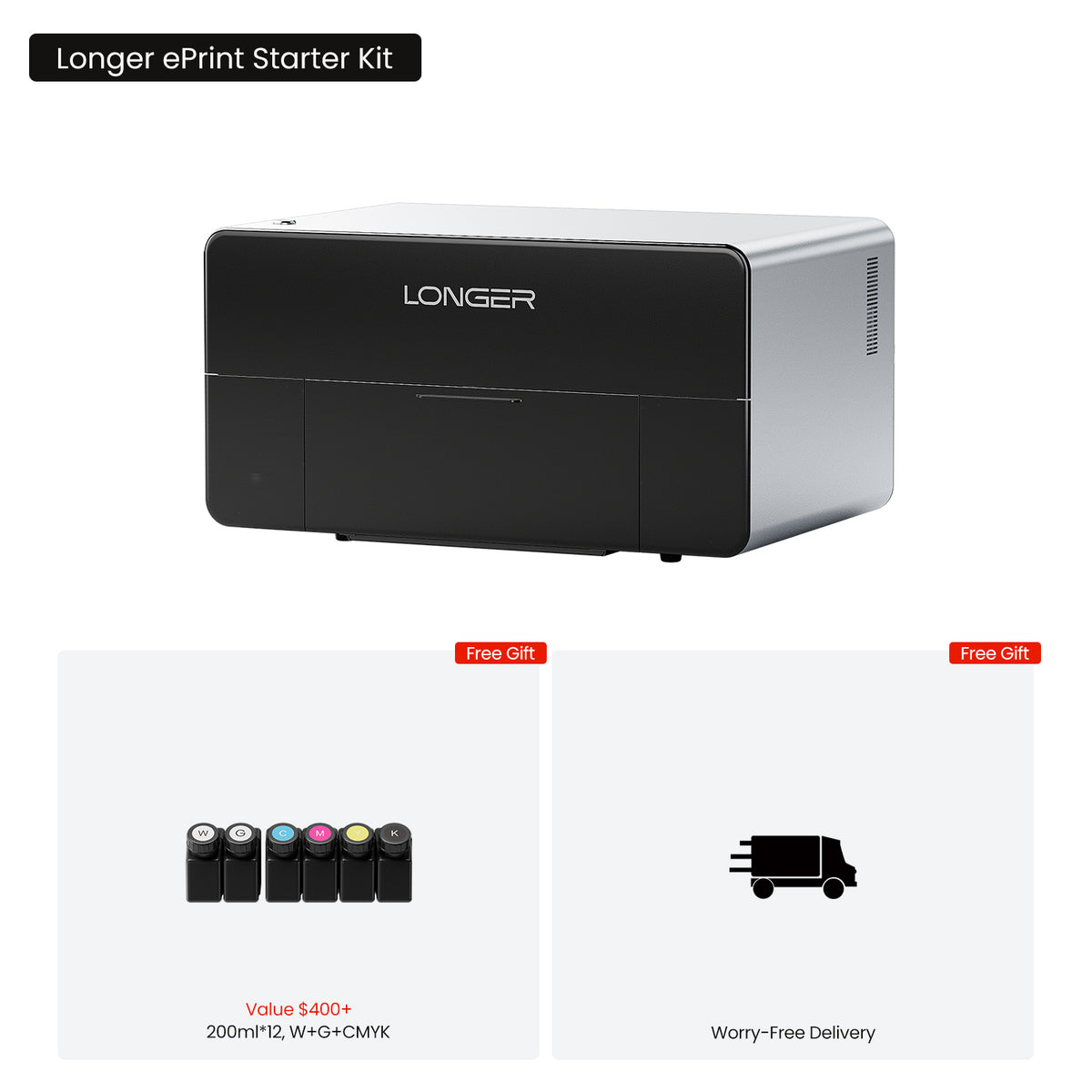 Longer ePrint Dual-head Desktop UV Printer