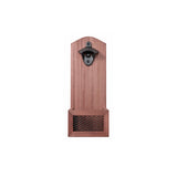 Vintage Wall-Mounted Bottle Opener with Cap Catcher