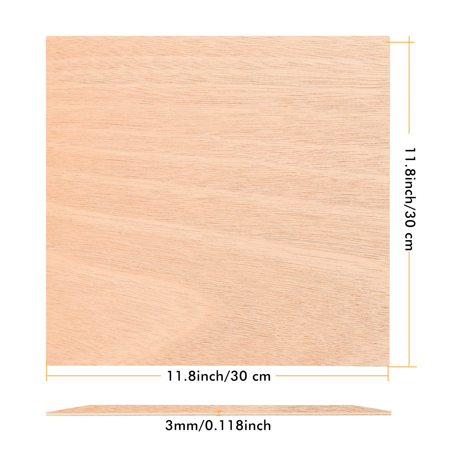 3mm Mahogany Plywood 4PCS