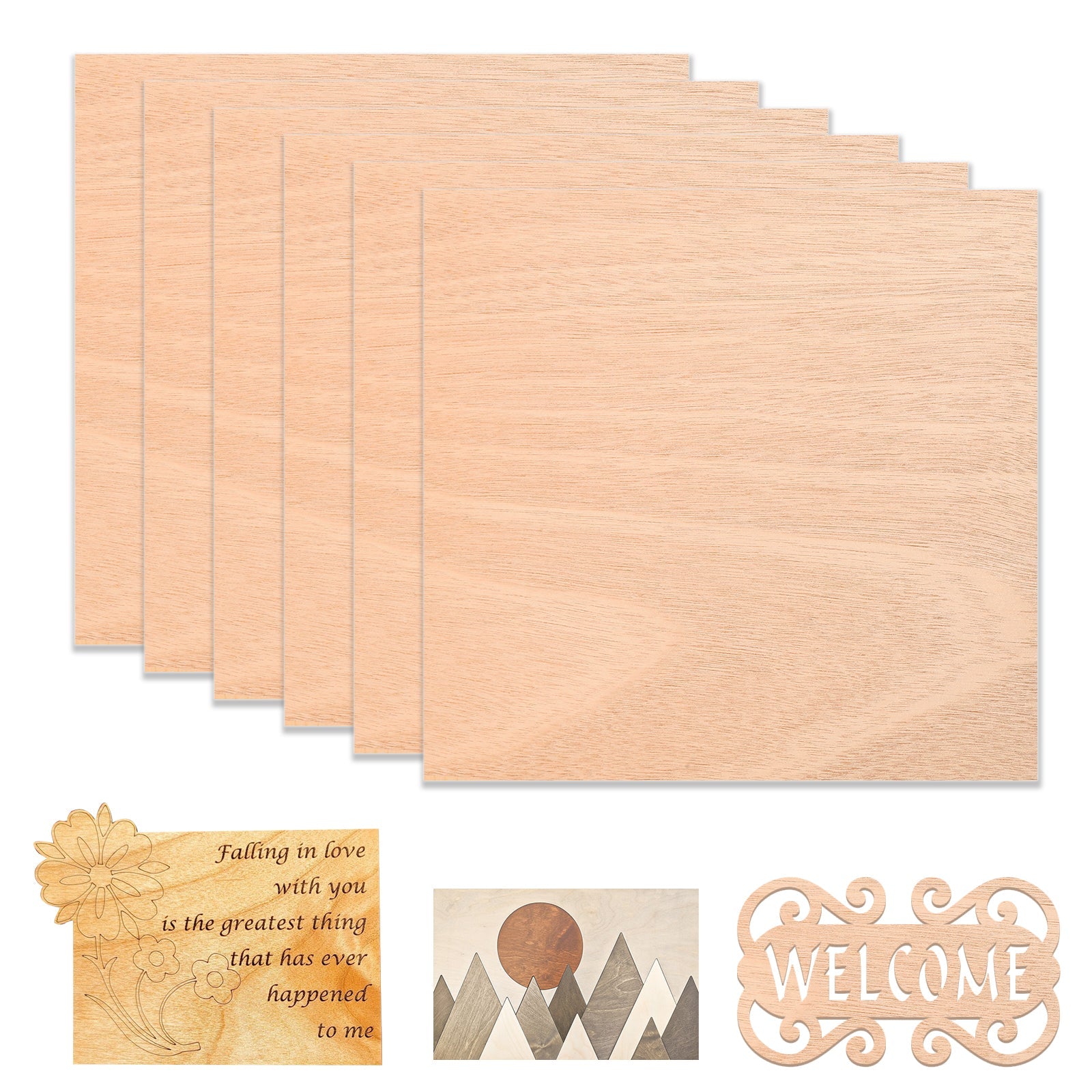 3mm Mahogany Plywood 4PCS