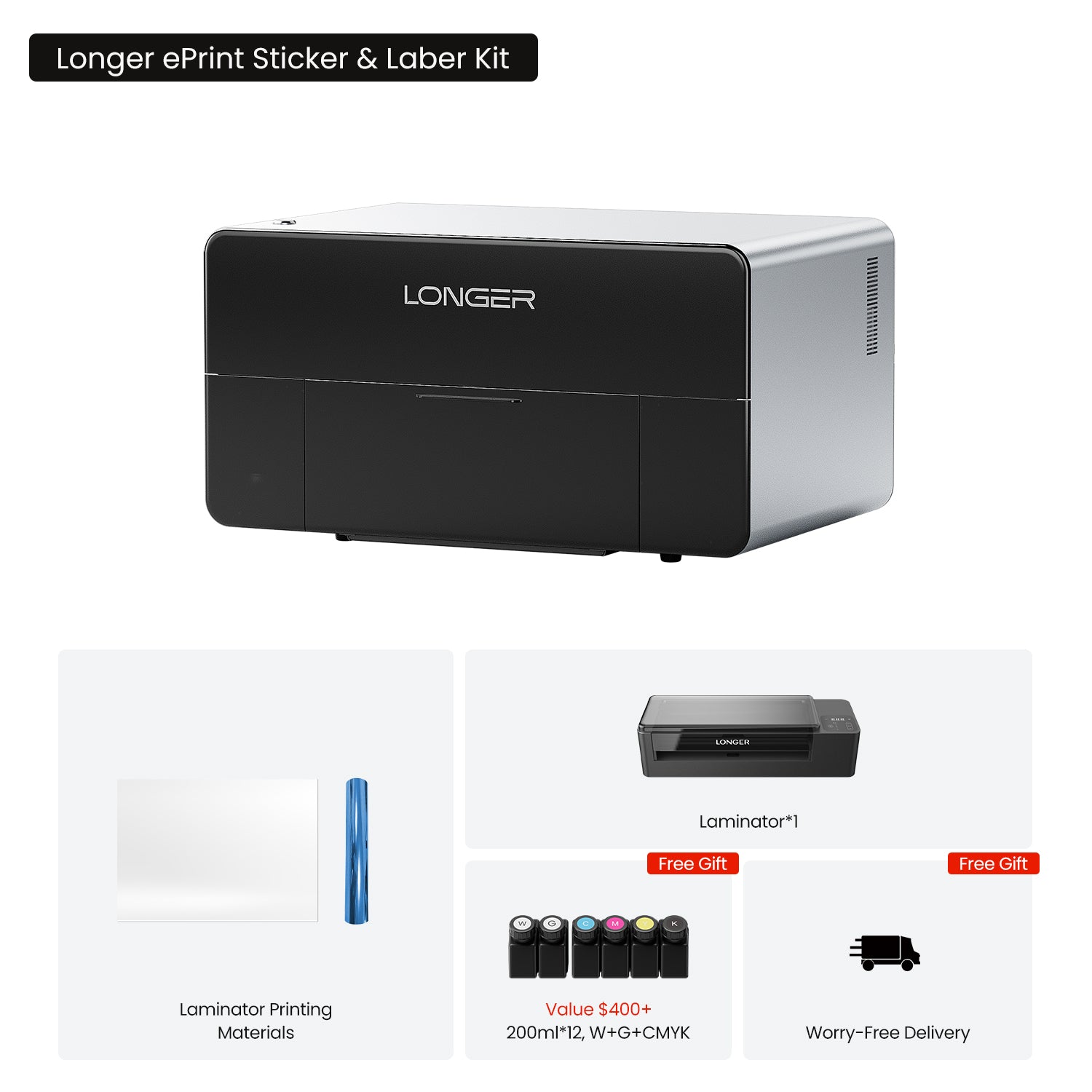 Longer ePrint Sticker Laber Kit