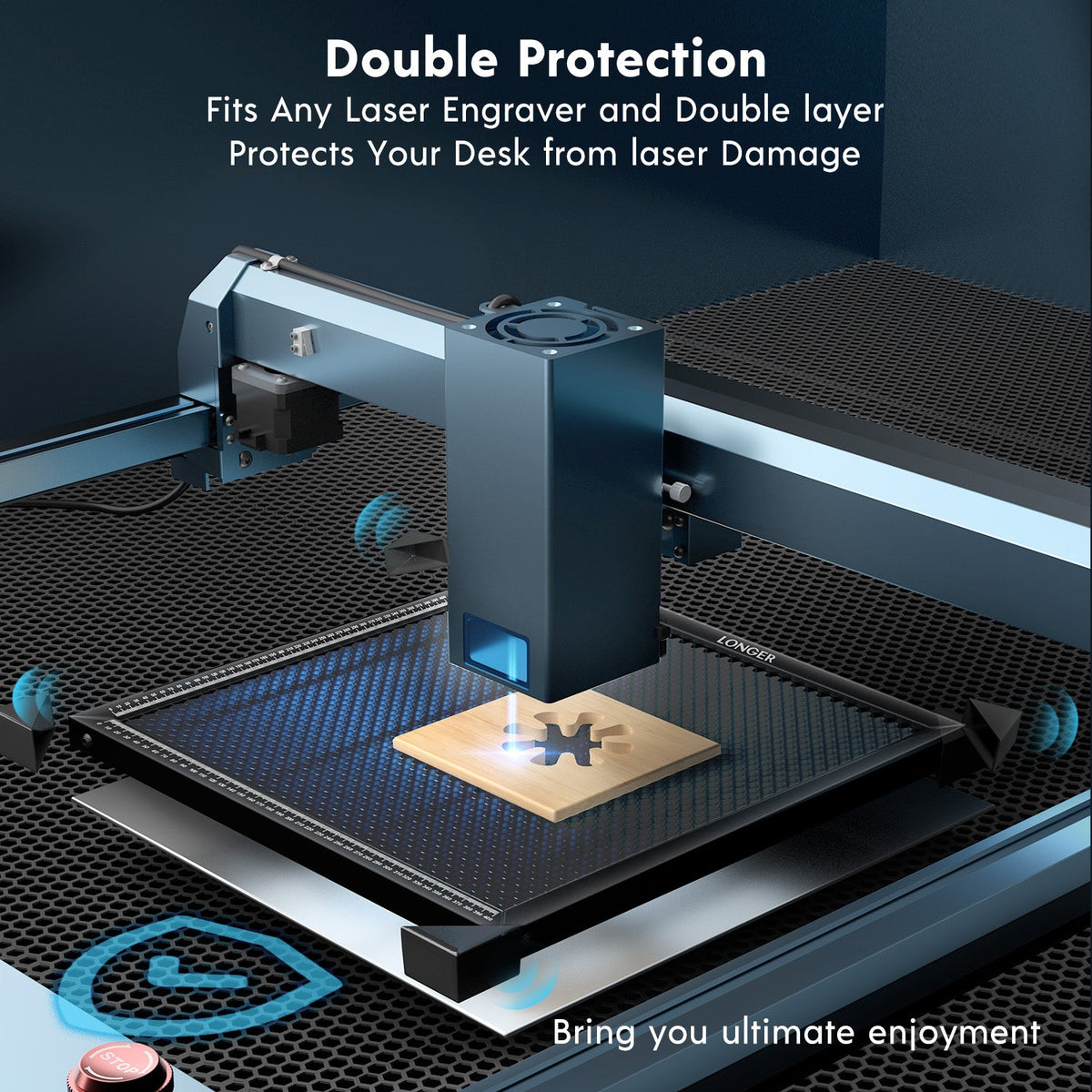 Honeycomb Working Table 17.32"17.32"/440*440mm² For Laser Engraver