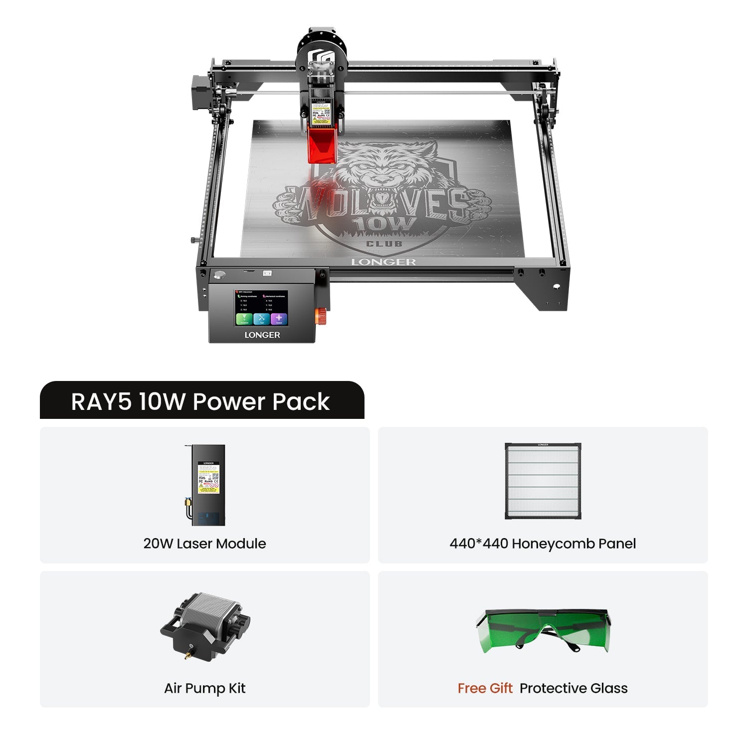 Longer Ray5 Laser Engraver 5W/10W/20W
