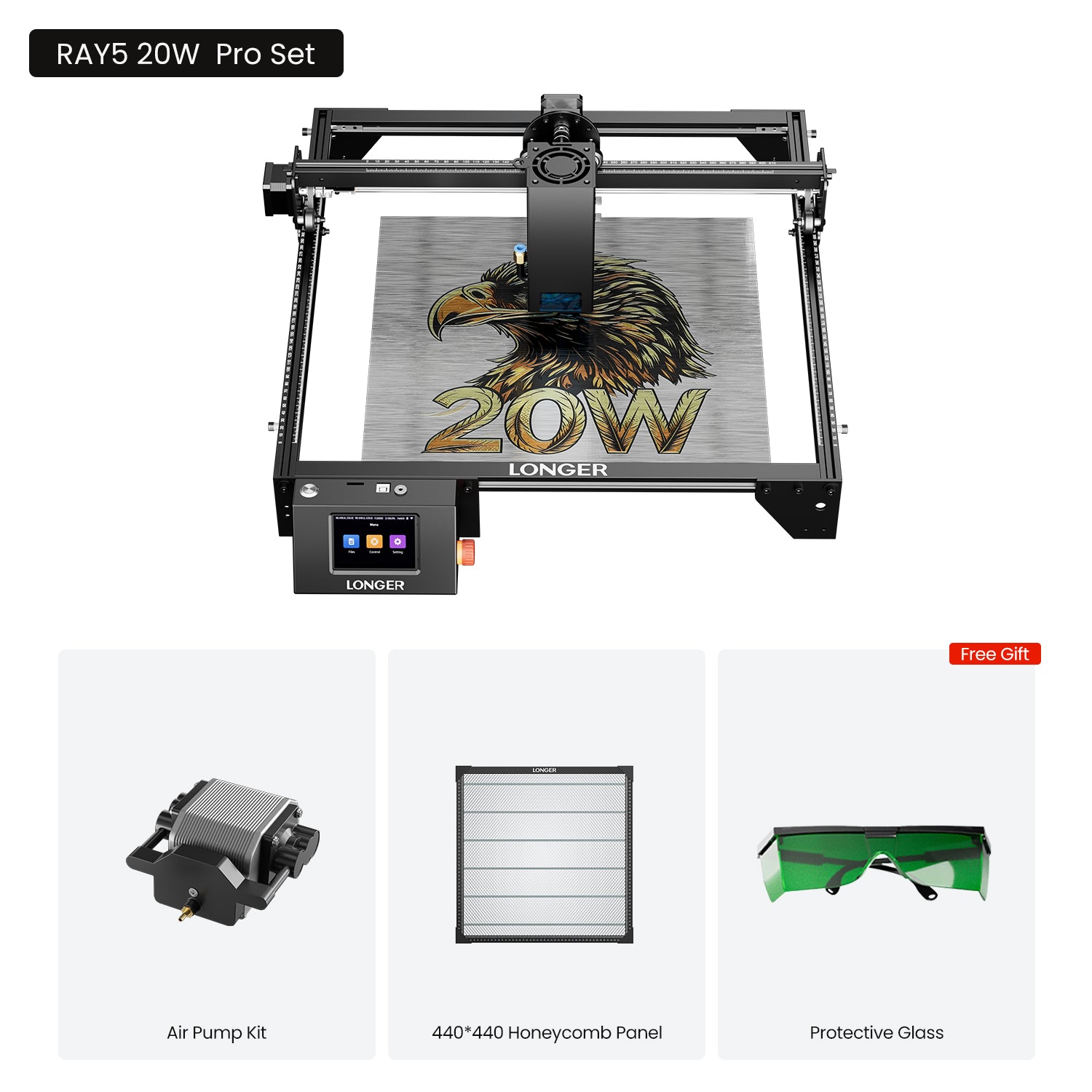 Longer Ray5 20W Pro Set