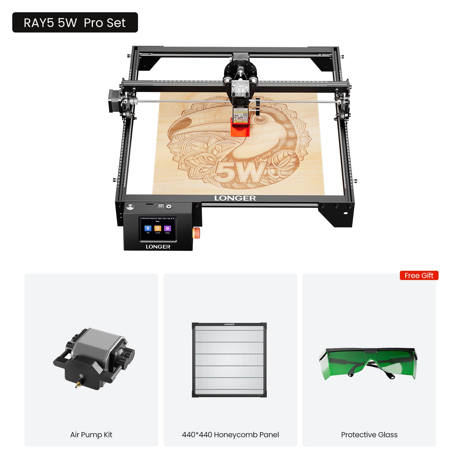Longer Ray5 5W Pro Set