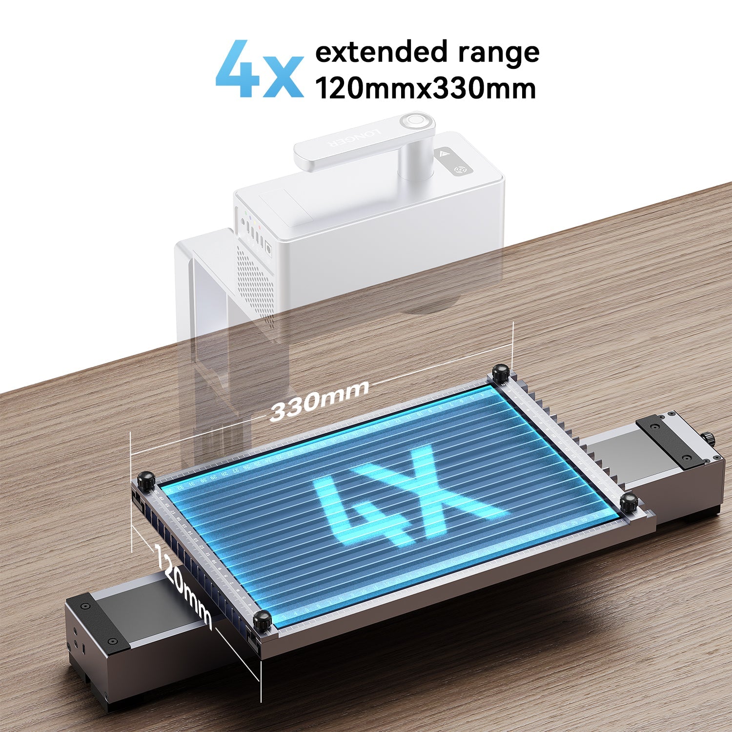 Longer Slide Extension for Nano Laser Engraver