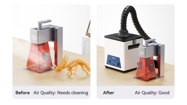 Longer Smoke Purifier for Laser Engraver
