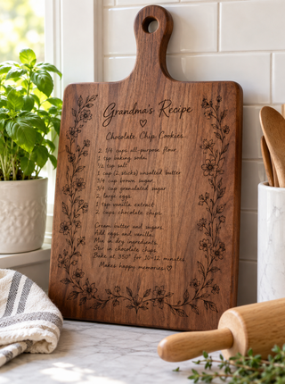 Engraved Recipe Board