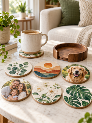 UV Printed Coaster Set