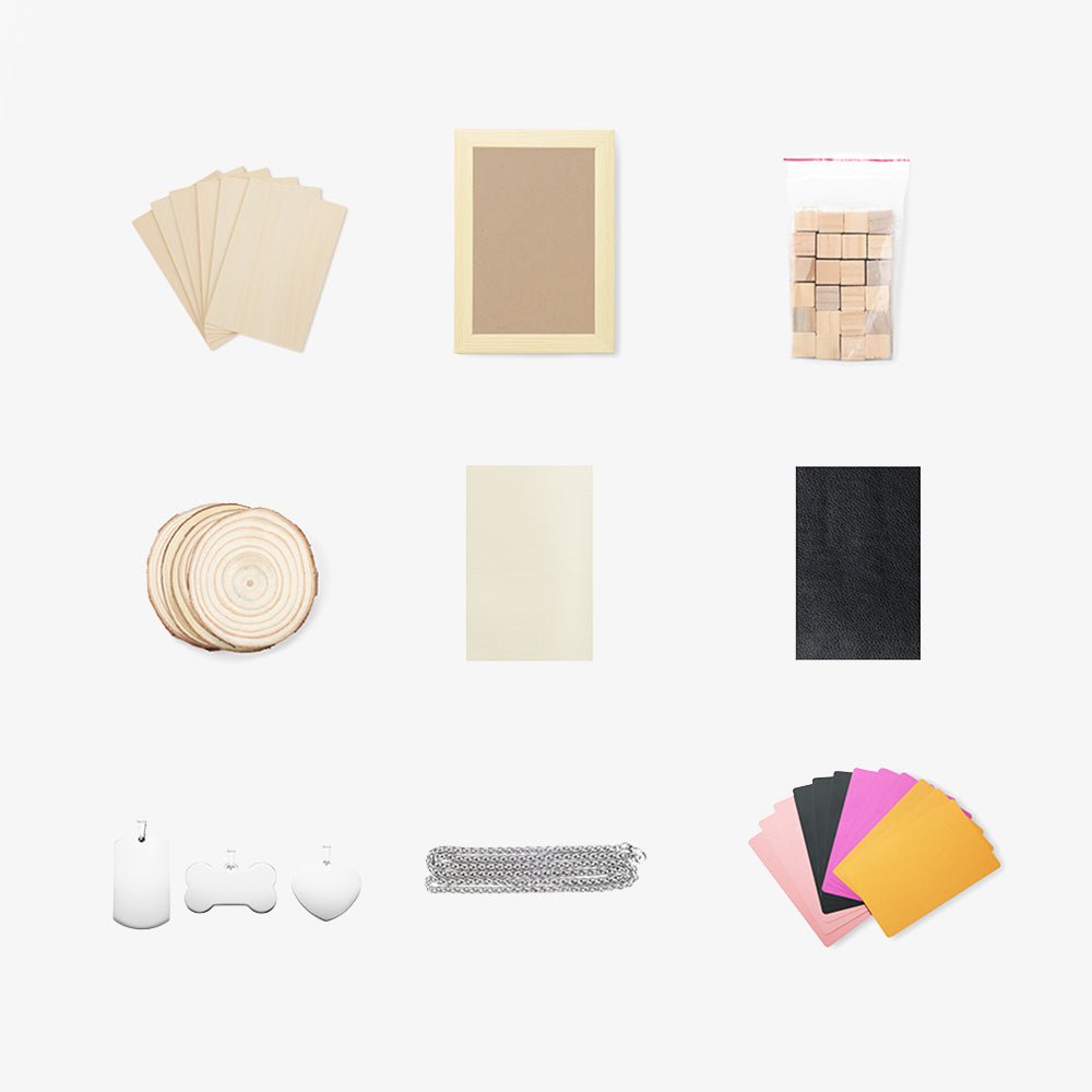 77 PCS DIY Engraving Material