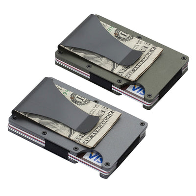 Army Green Metal Wallet