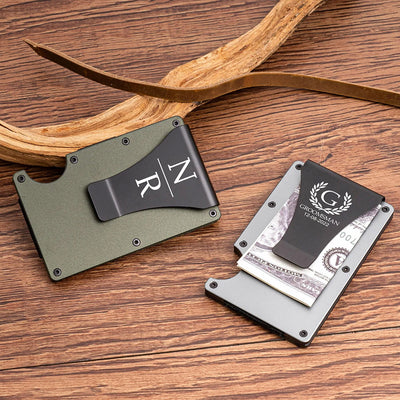 Army Green Metal Wallet