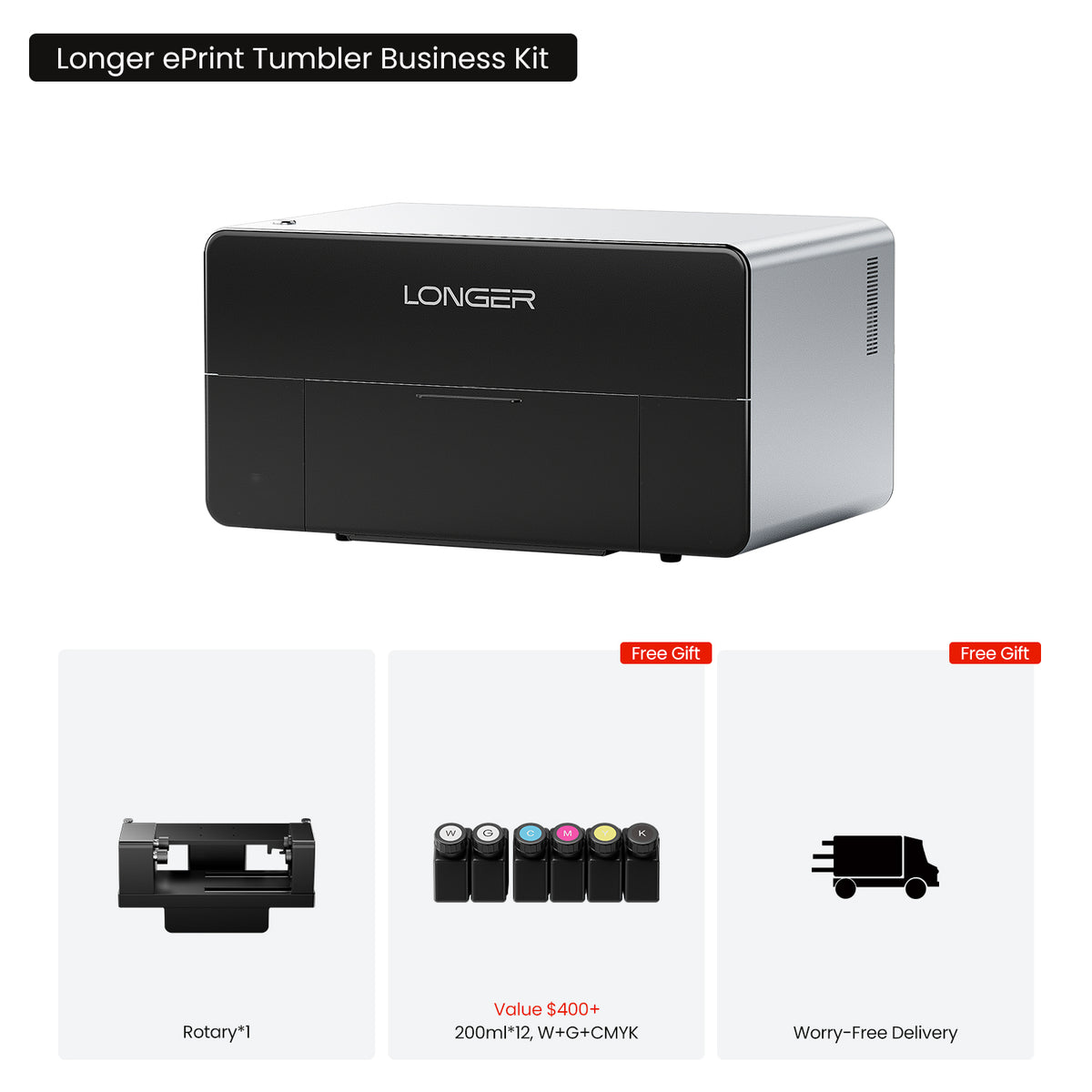 Longer ePrint Dual-head Desktop UV Printer
