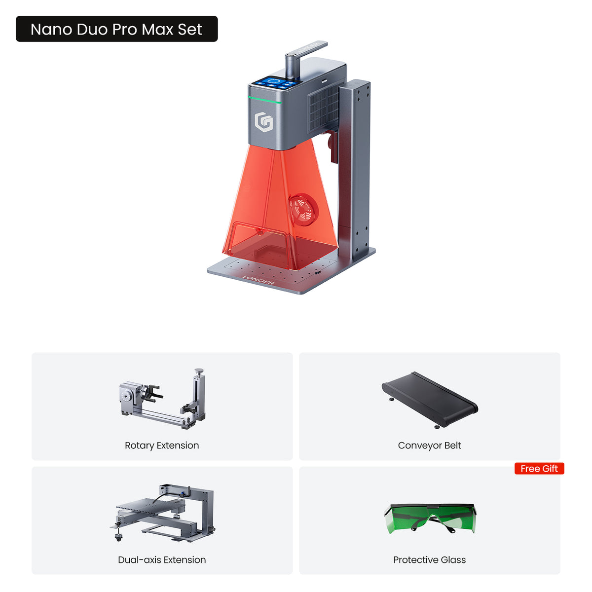 Longer Nano Pro 12W&Nano 6W Portable Laser Engraver