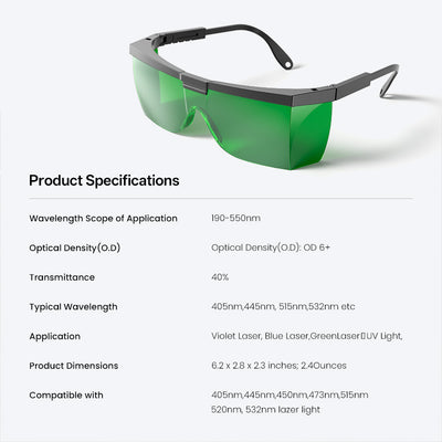 Laser Engraving Protective Goggles