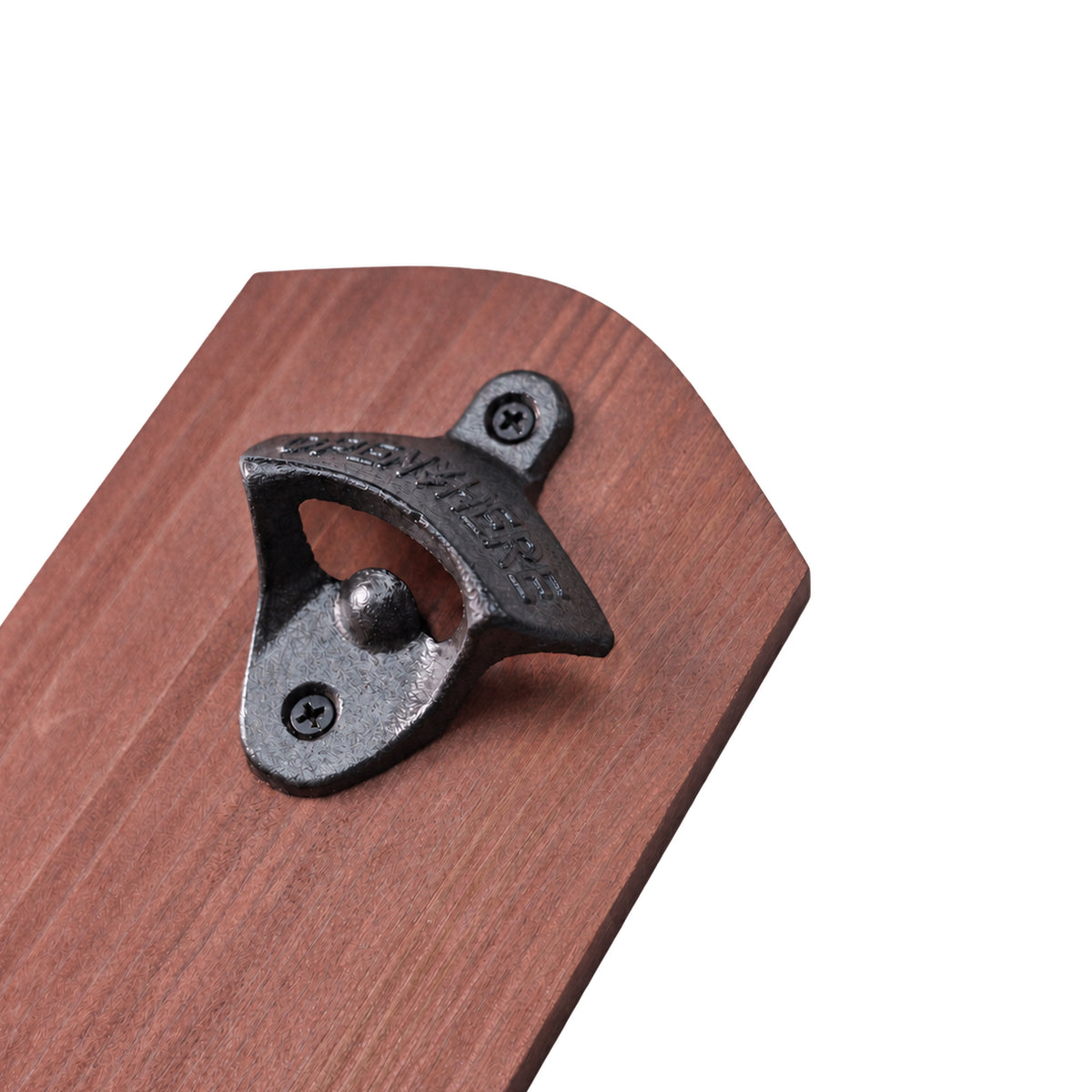 Vintage Wall-Mounted Bottle Opener with Cap Catcher