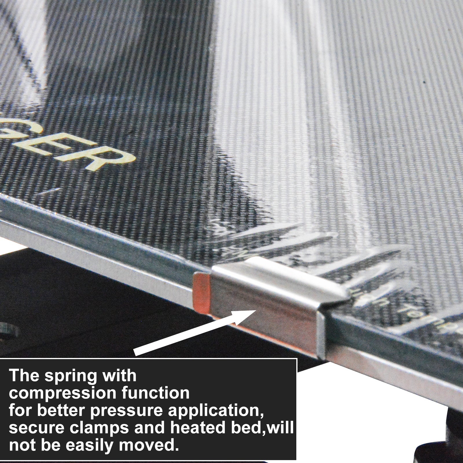 Heatbed Clamp for Build Platform Glass Retainer