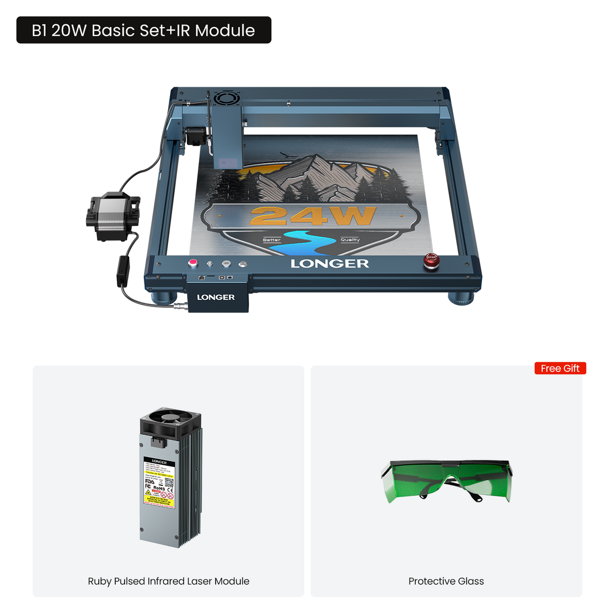 Longer B1 Laser Engraving Machine 20W/30W/40W