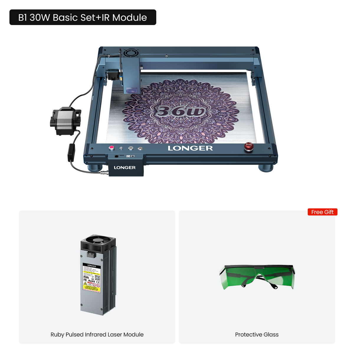 Longer B1 Laser Engraving Machine 20W/30W/40W