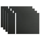 1.3mm Black to White Two-Tone Acrylic Sheet (4pcs)