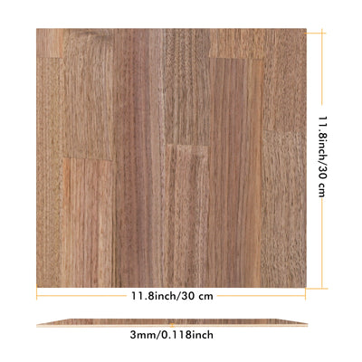 Longer Diversified Plywood Sheets for Your DIY Projects (11.8" x 11.8“ x 0 .118”)