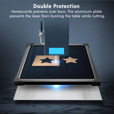 Honeycomb Working Table 17.32"17.32"/440*440mm² For Laser Engraver