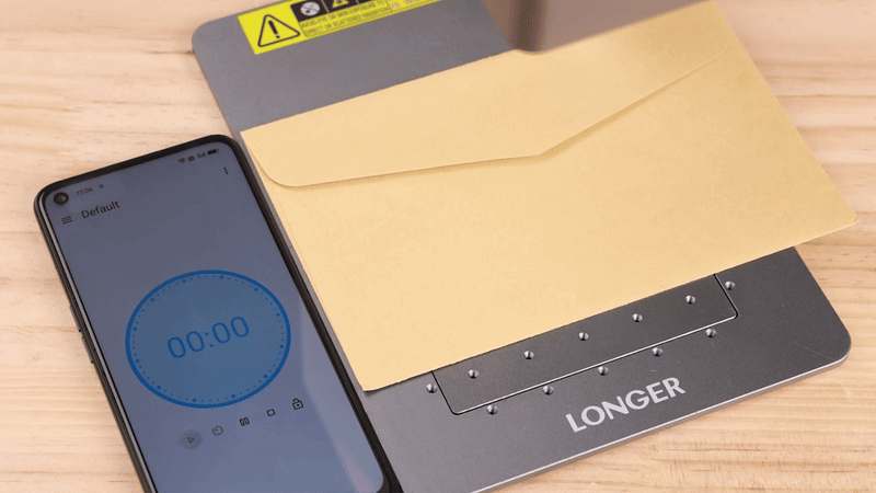 Longer Laser engraving process
