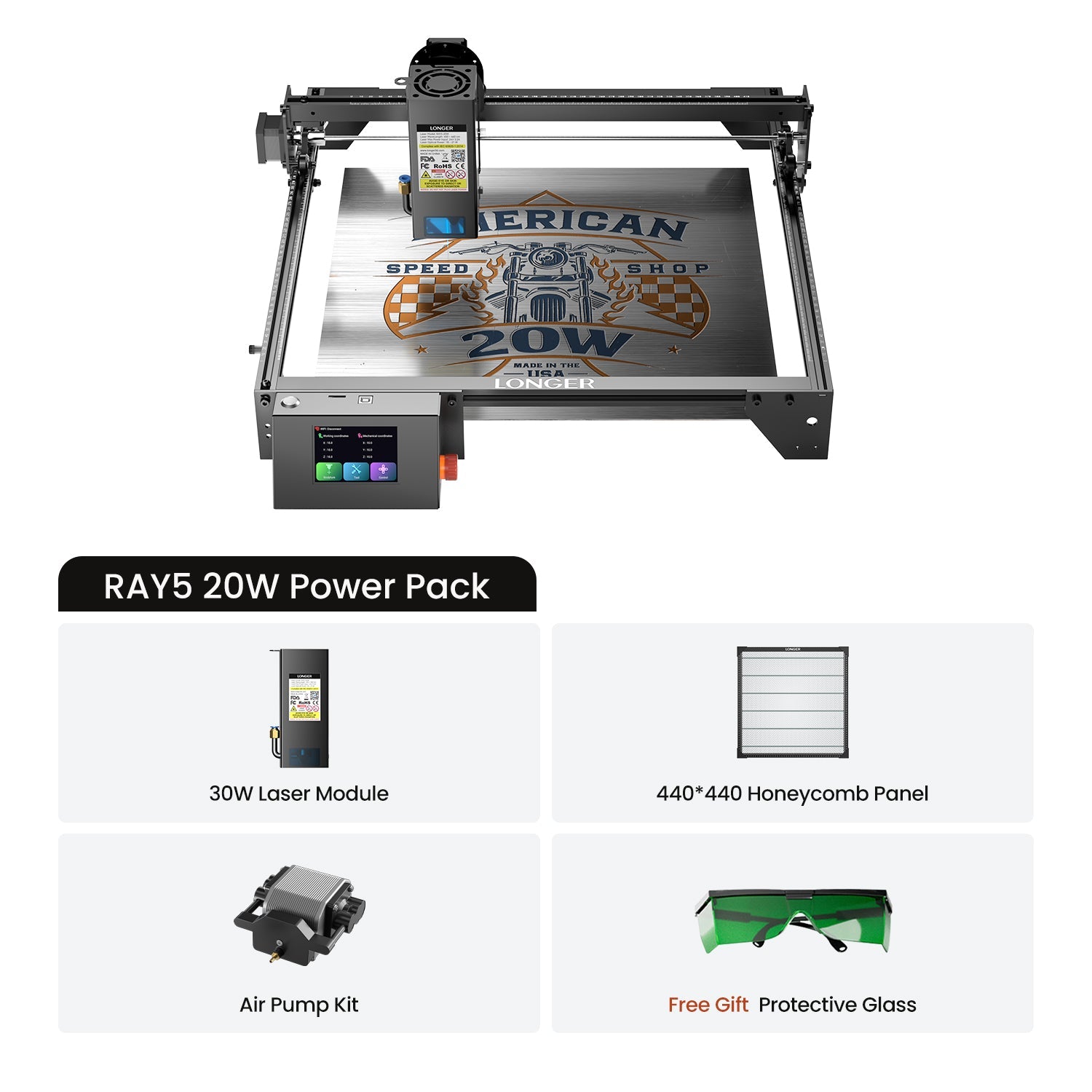 Longer Ray5 Laser Engraver 5W/10W/20W