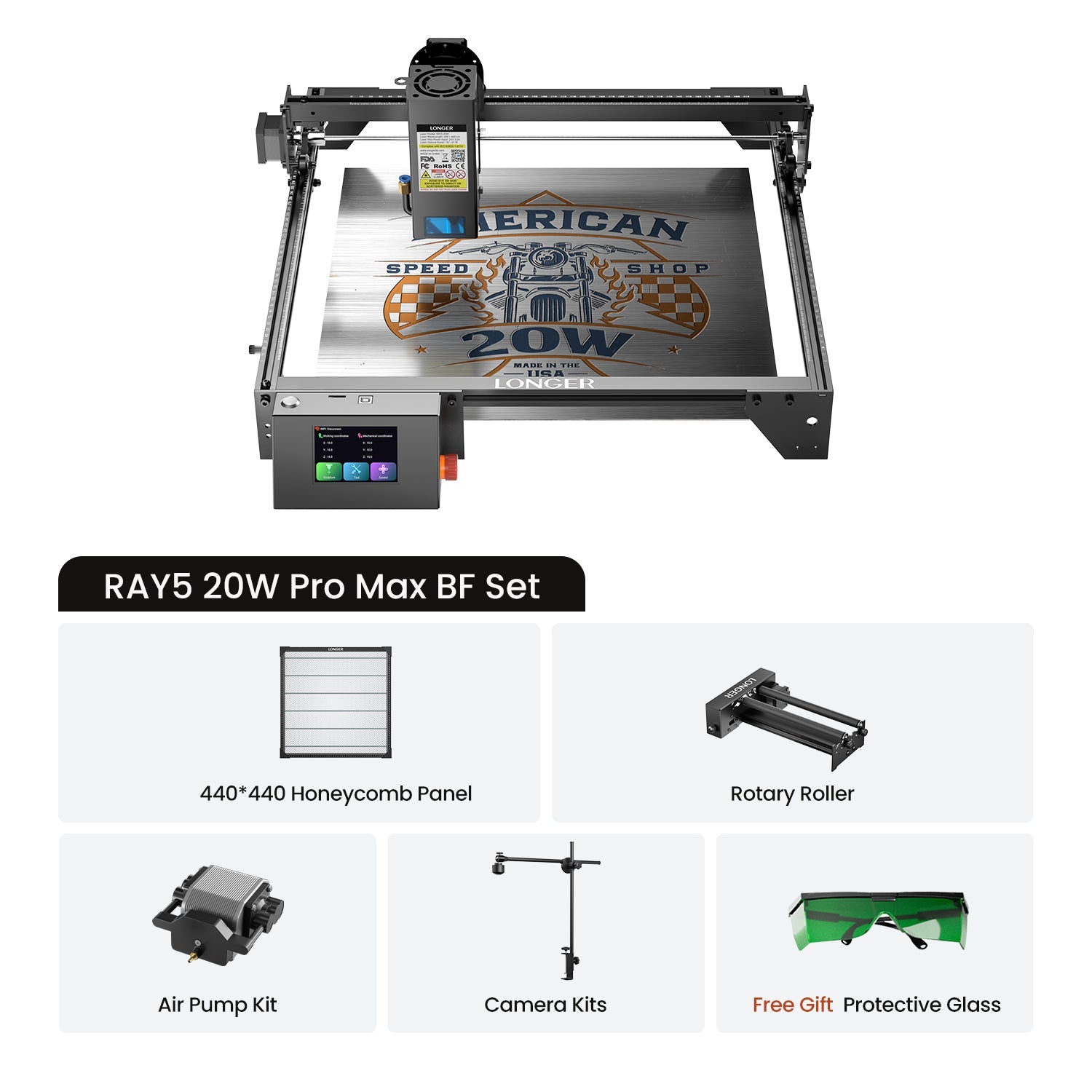 Longer Ray5 Laser Engraver 5W/10W/20W