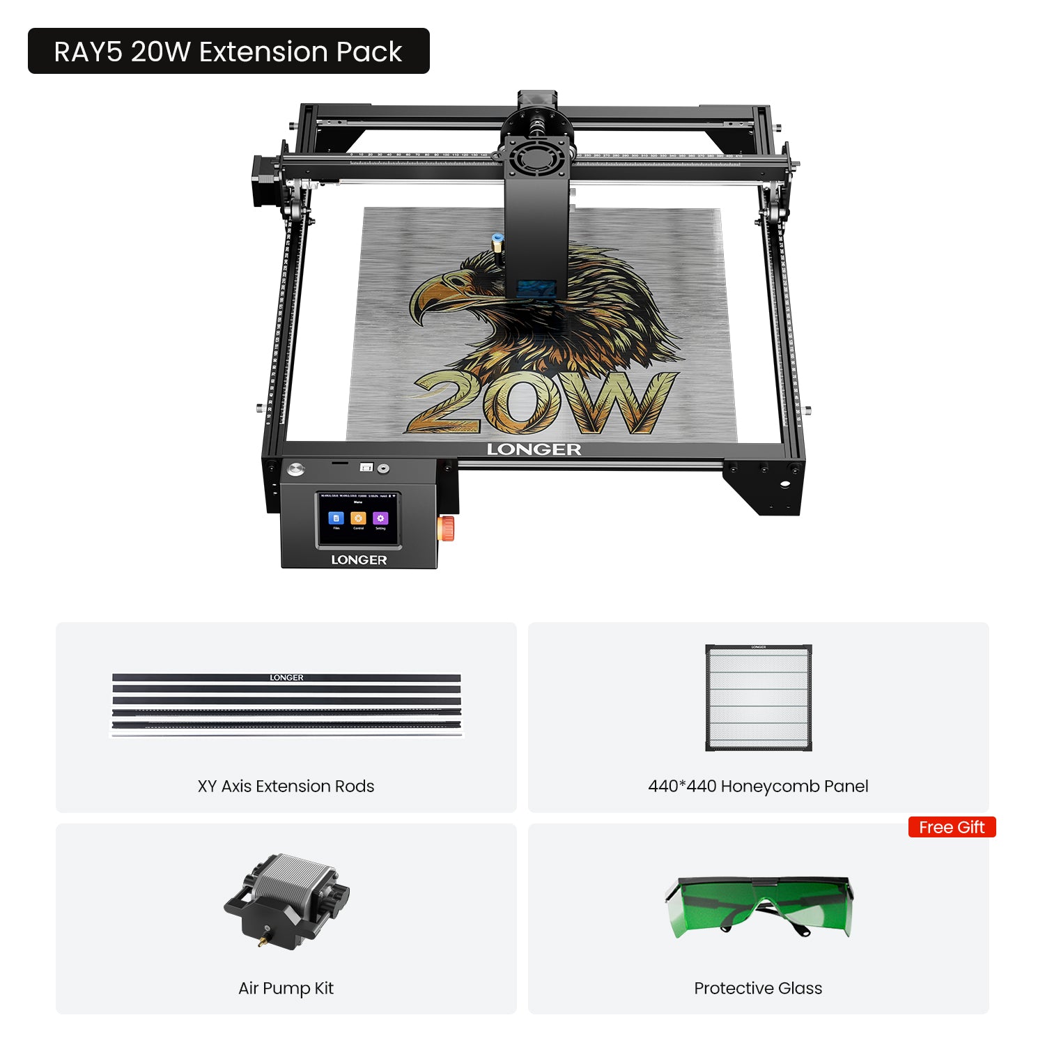 Longer Ray5 20W Extension Pack