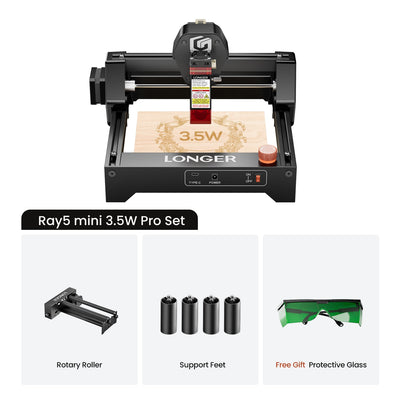 Longer Ray5 mini Laser Engraver 3.5W Pro Set
