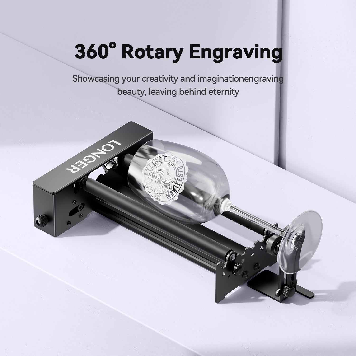 Longer Rotary Roller Upgrade Kits for Laser Engraver