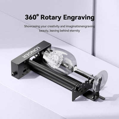 Longer Rotary Roller Upgrade Kits for Laser Engraver
