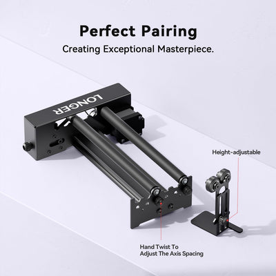 Longer Rotary Roller Upgrade Kits for Laser Engraver