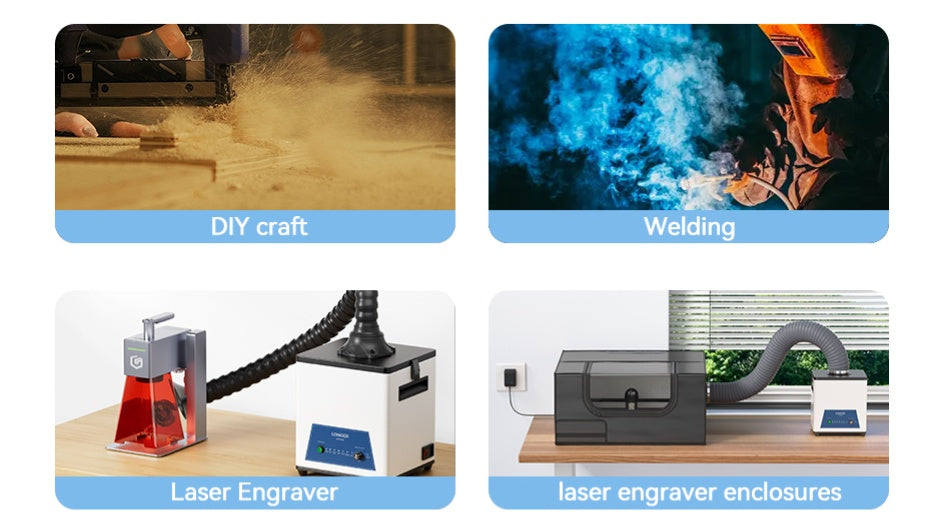 Longer Smoke Purifier for Laser Engraver