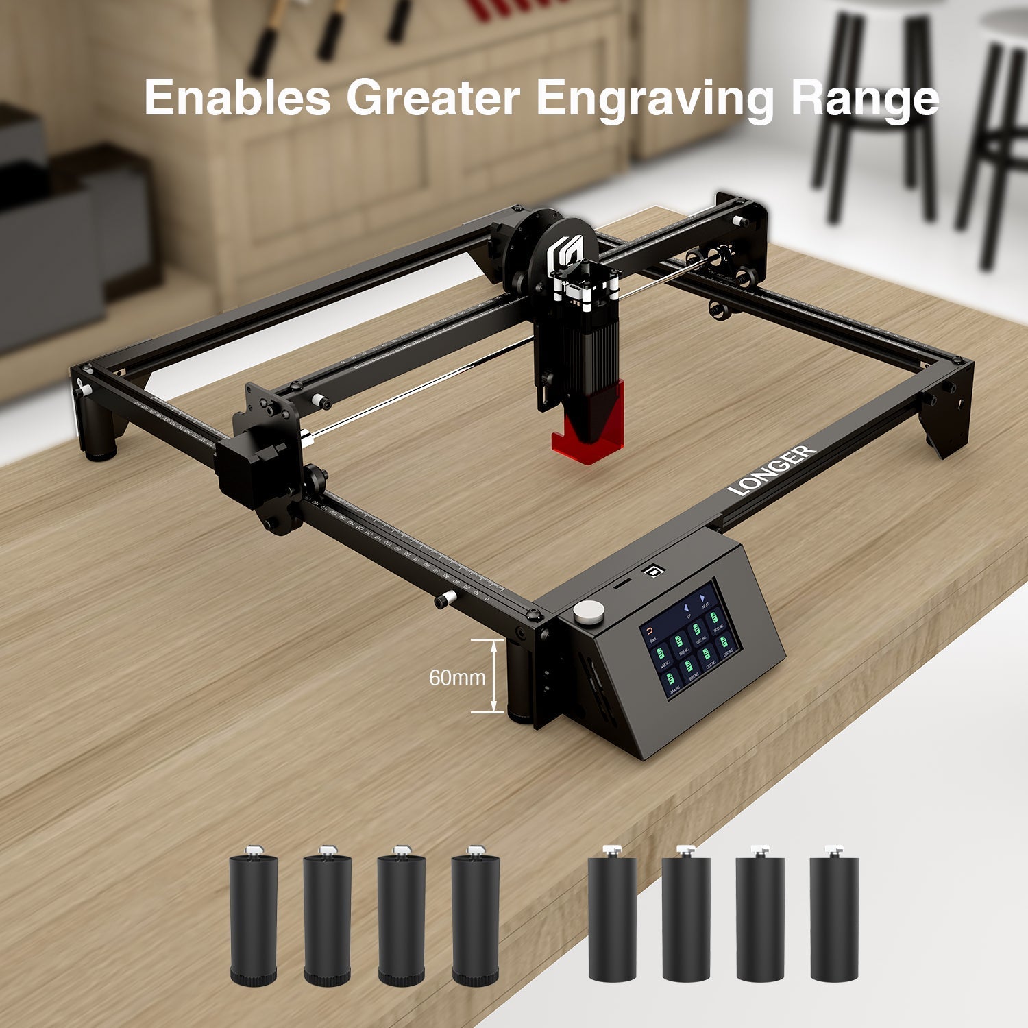 Raiser for Longer Ray5 Engraver