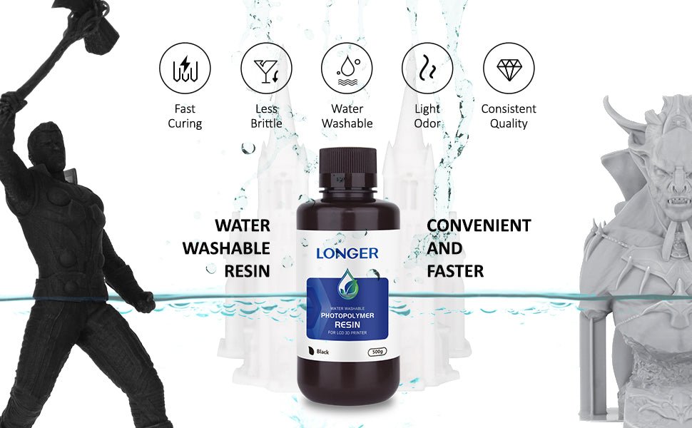 water washable resin